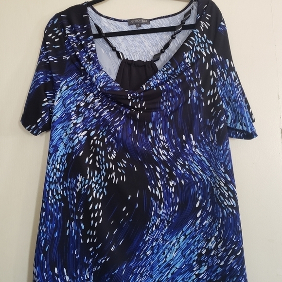 ADDITIONELLE/WOMEN'S short sleeve blouse - Picture 1 of 5